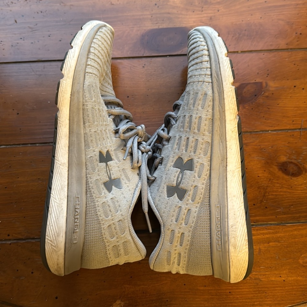 Under Armour Gray Athletic Shoes